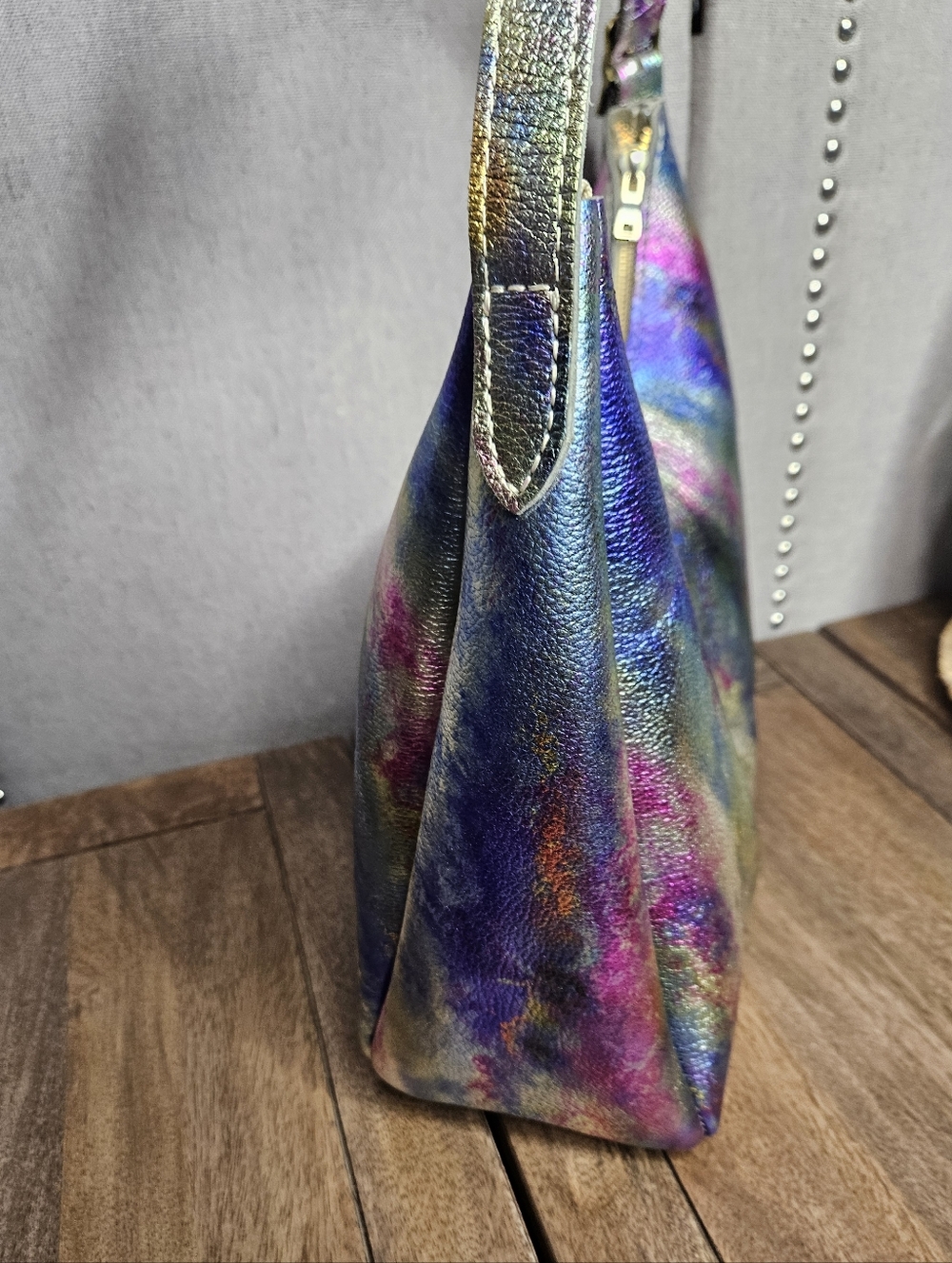 Portland Leather Goods Medium Aspen Aurora Shoulder Bag - Picture 8 of 12